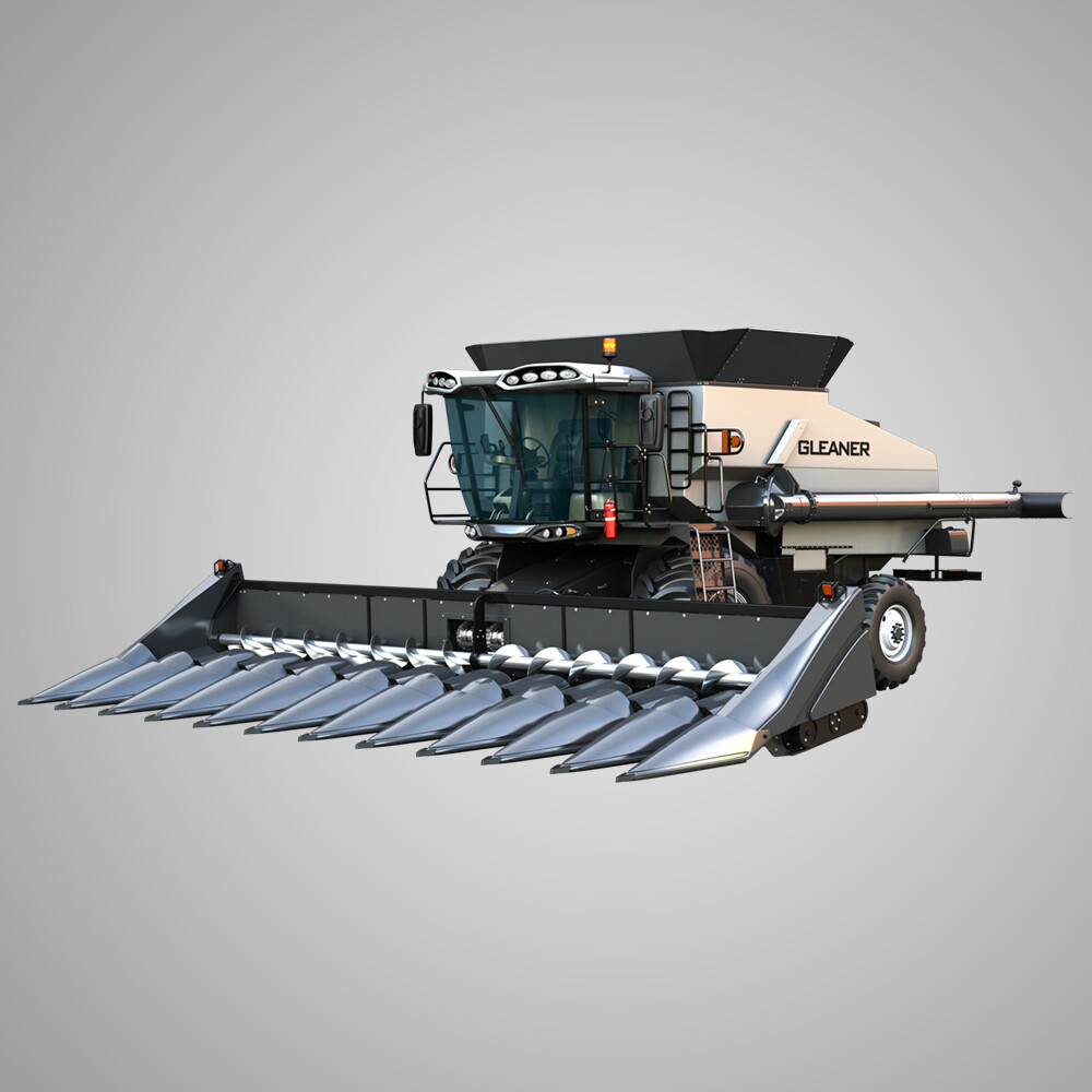 S96 Combine with Corn Harvester Head