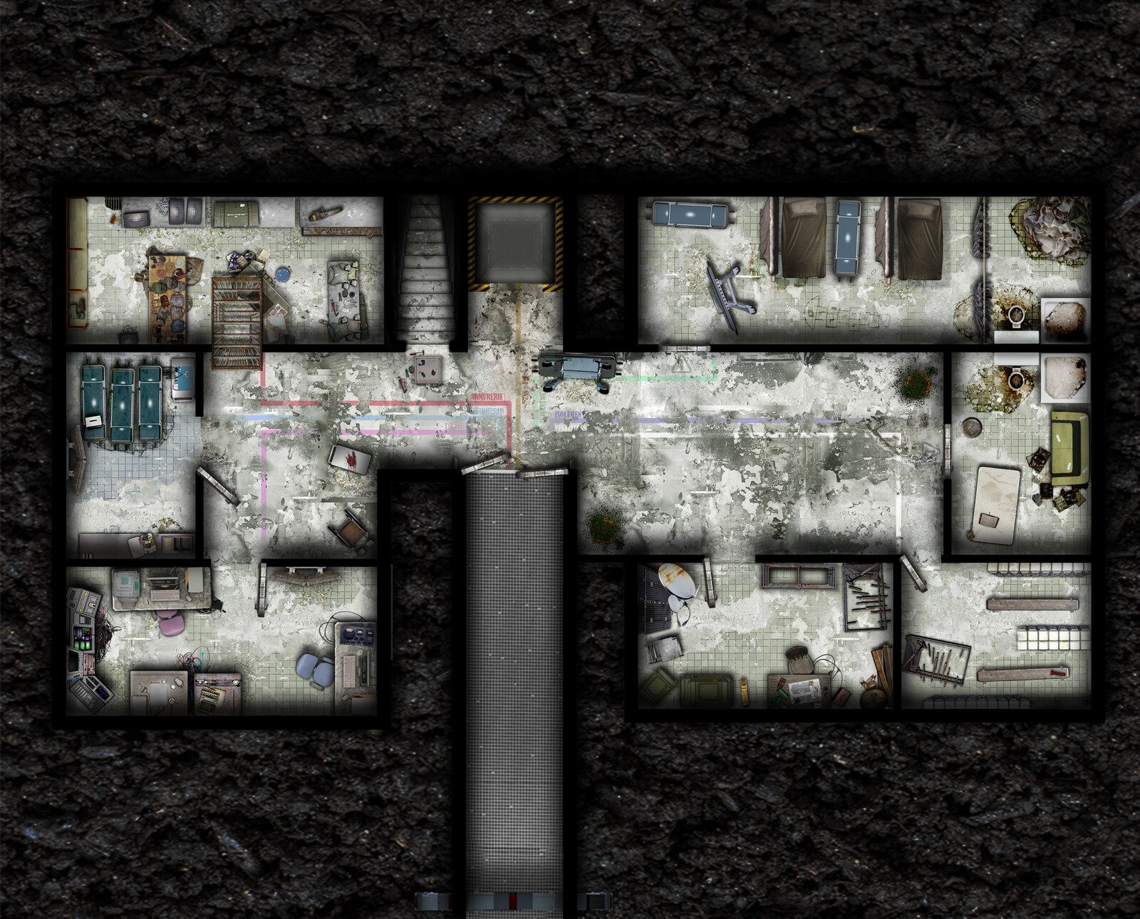 Bunker Hill Campus Mapfallout 3 Bunker Map Dnd
