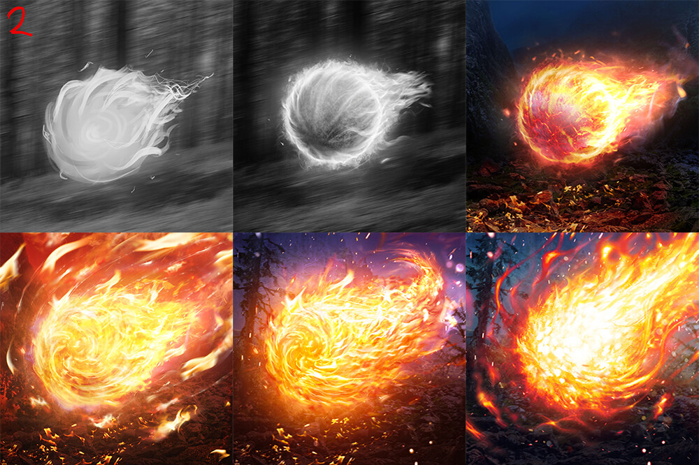 ArtStation - Fireball Effect