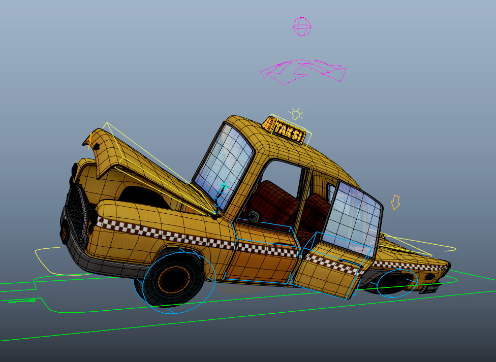 ArtStation Taxi Rig