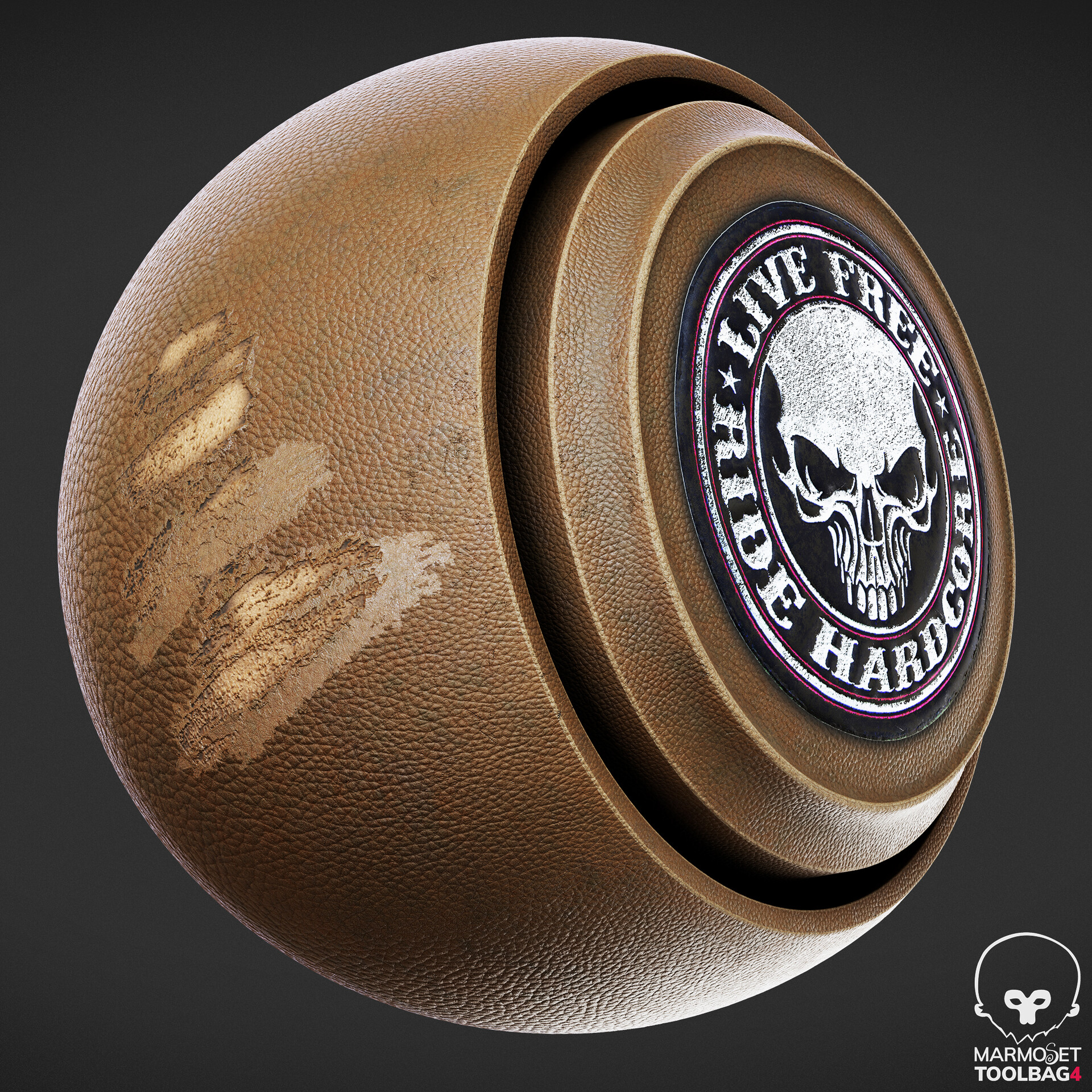 ArtStation Worn_leather