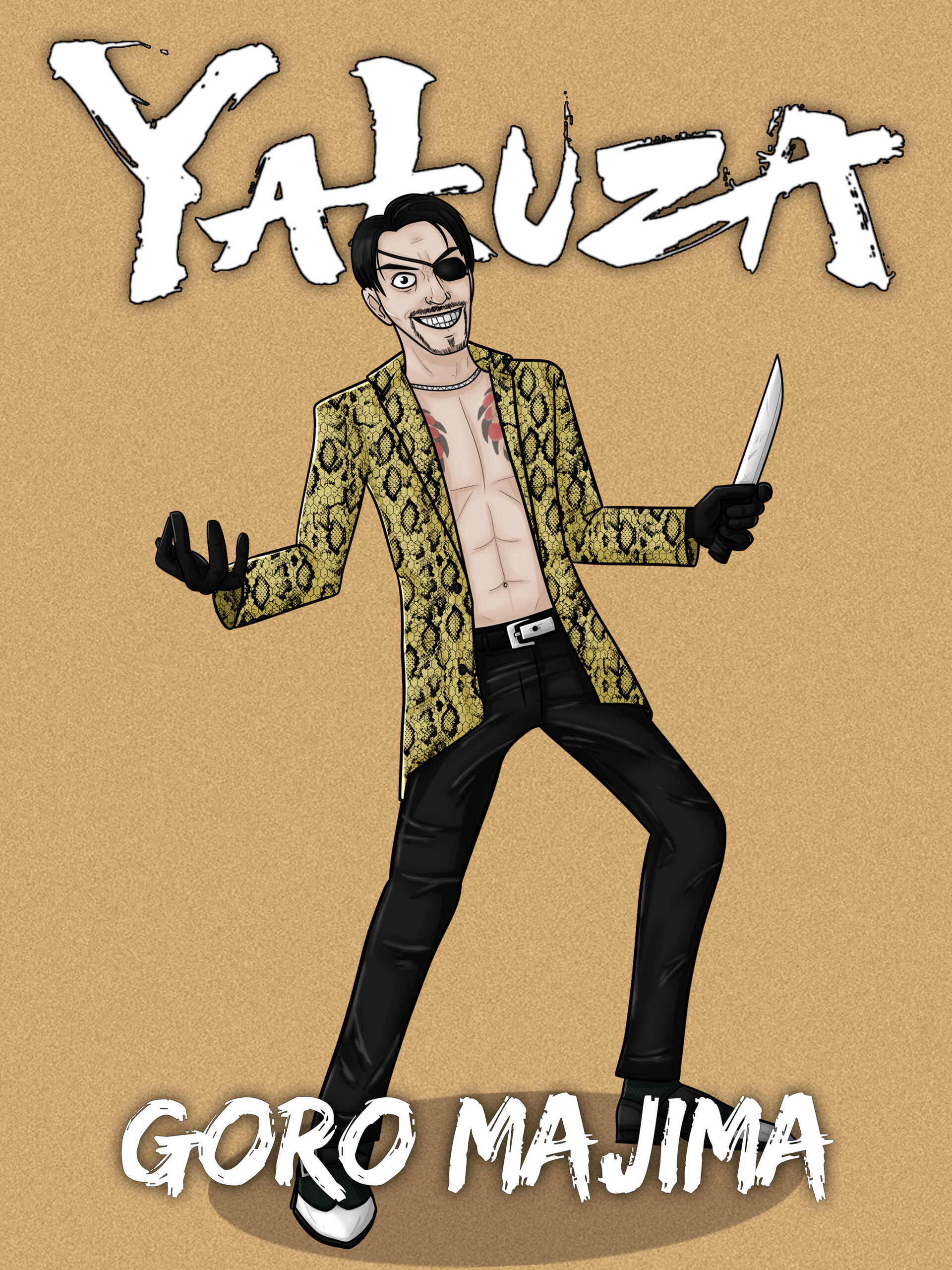 ArtStation Yakuza Goro Majima