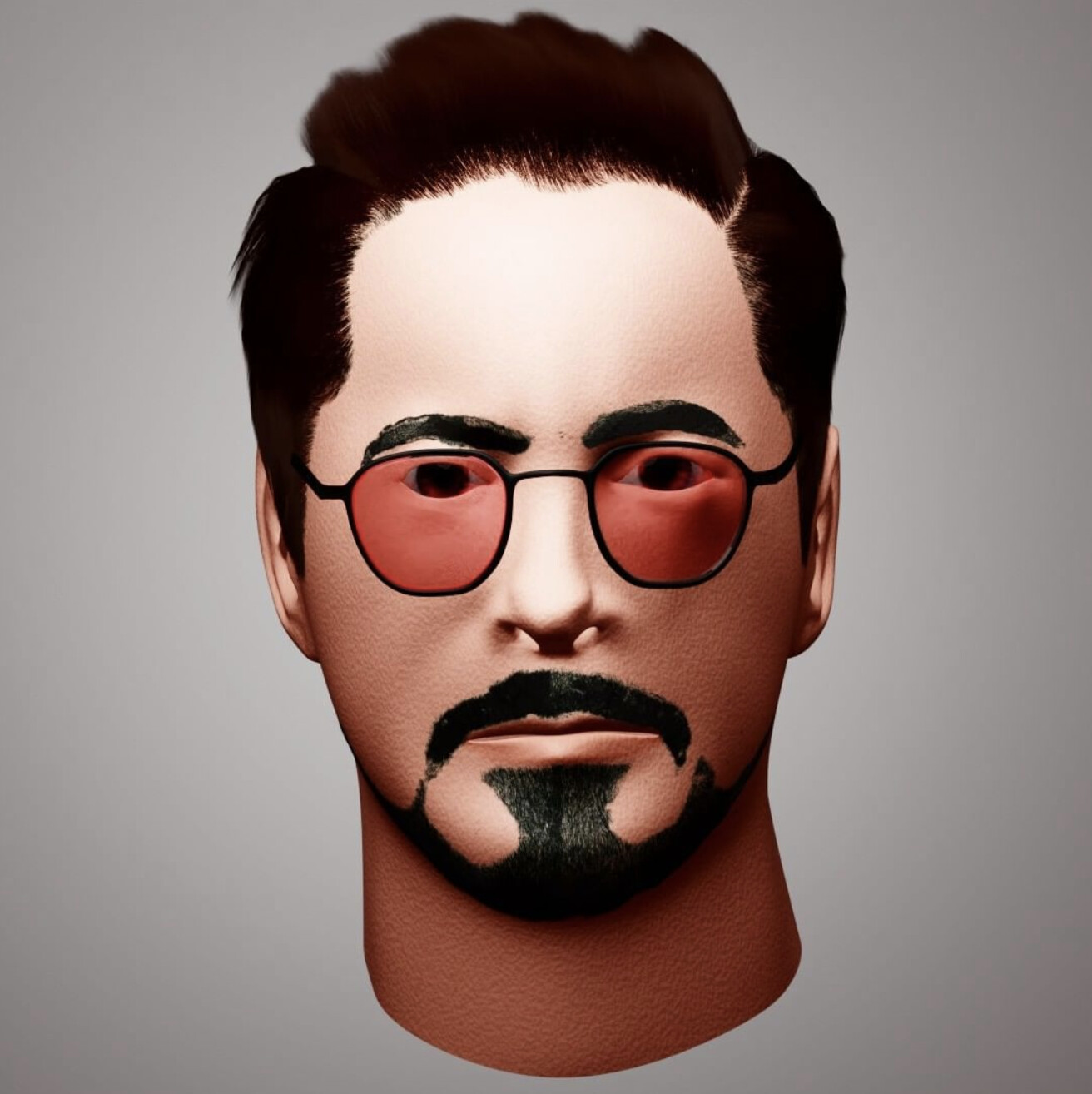 ArtStation - 3D Portrait of Robert Downey Jr Fan Art
