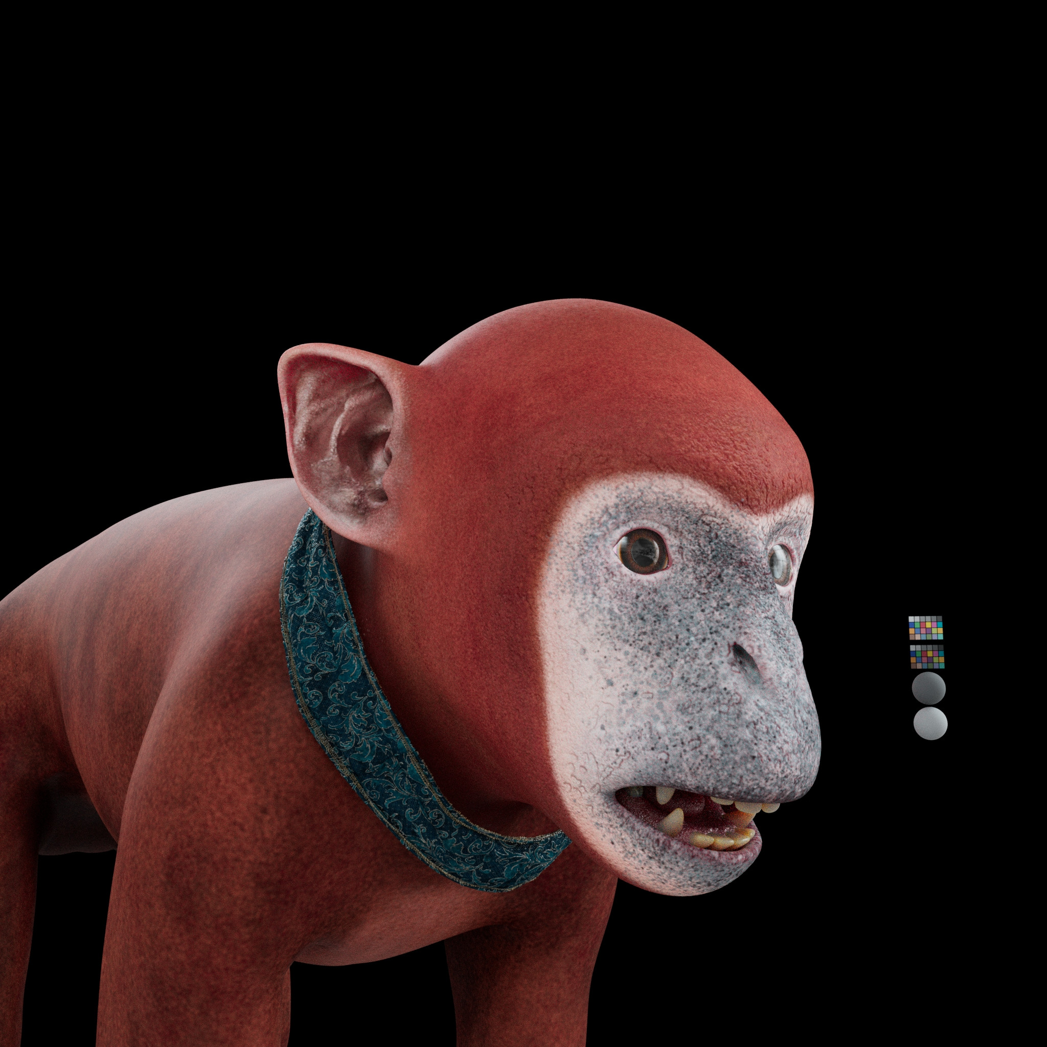 simple workflow introducing bitmap color to the sss