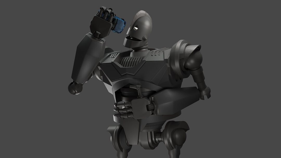 ArtStation Iron Giant 3D model [Blender]