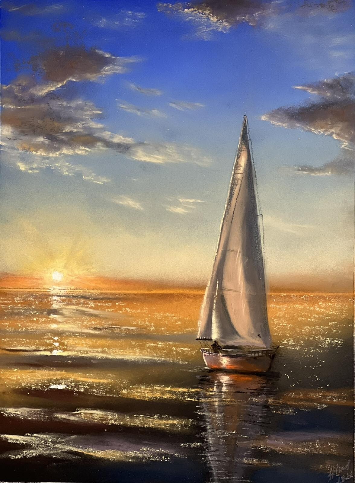 Anna Dawson - Sunset Sailing
