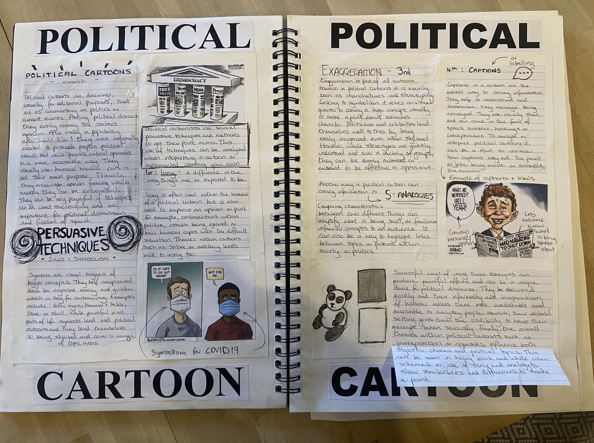 ArtStation - College - Final Project: Political Cartoons and Rebirth