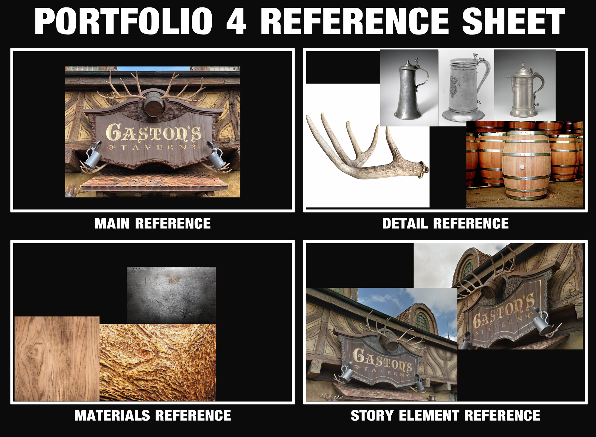 Chase Cordova - 3D Gaston Tavern Sign