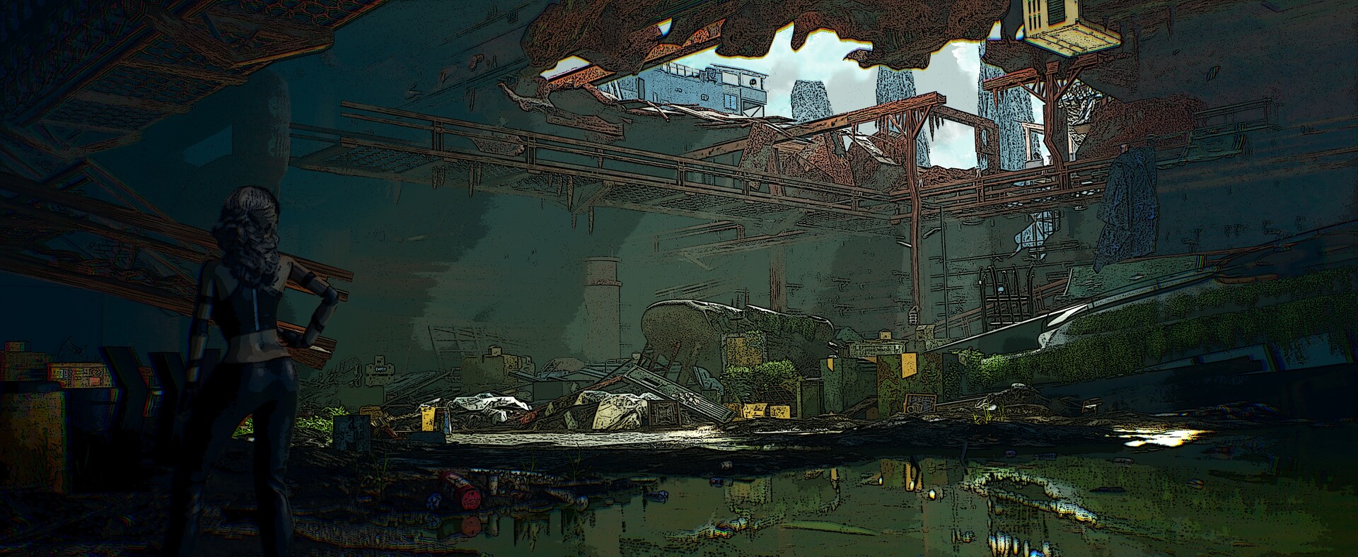 ArtStation - Abandoned shipyard