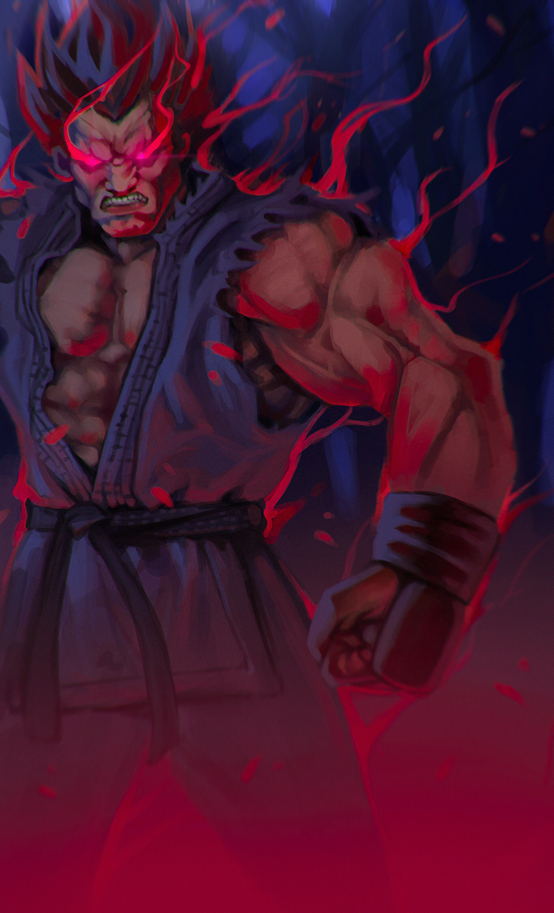 ArtStation - Akuma - Street fighter