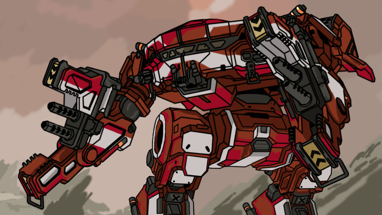 ArtStation King Crab from MWO Recolor