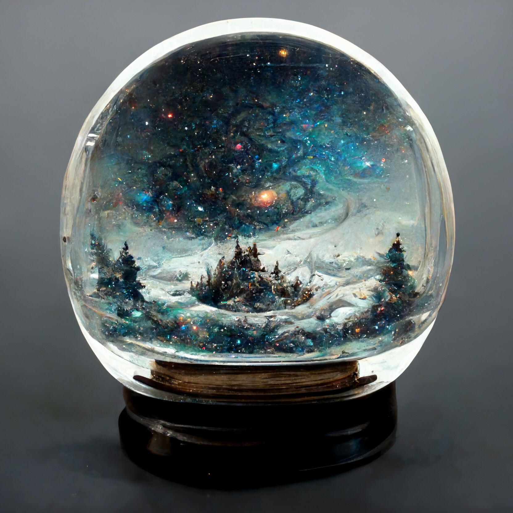 ArtStation The Universe in a Snowglobe