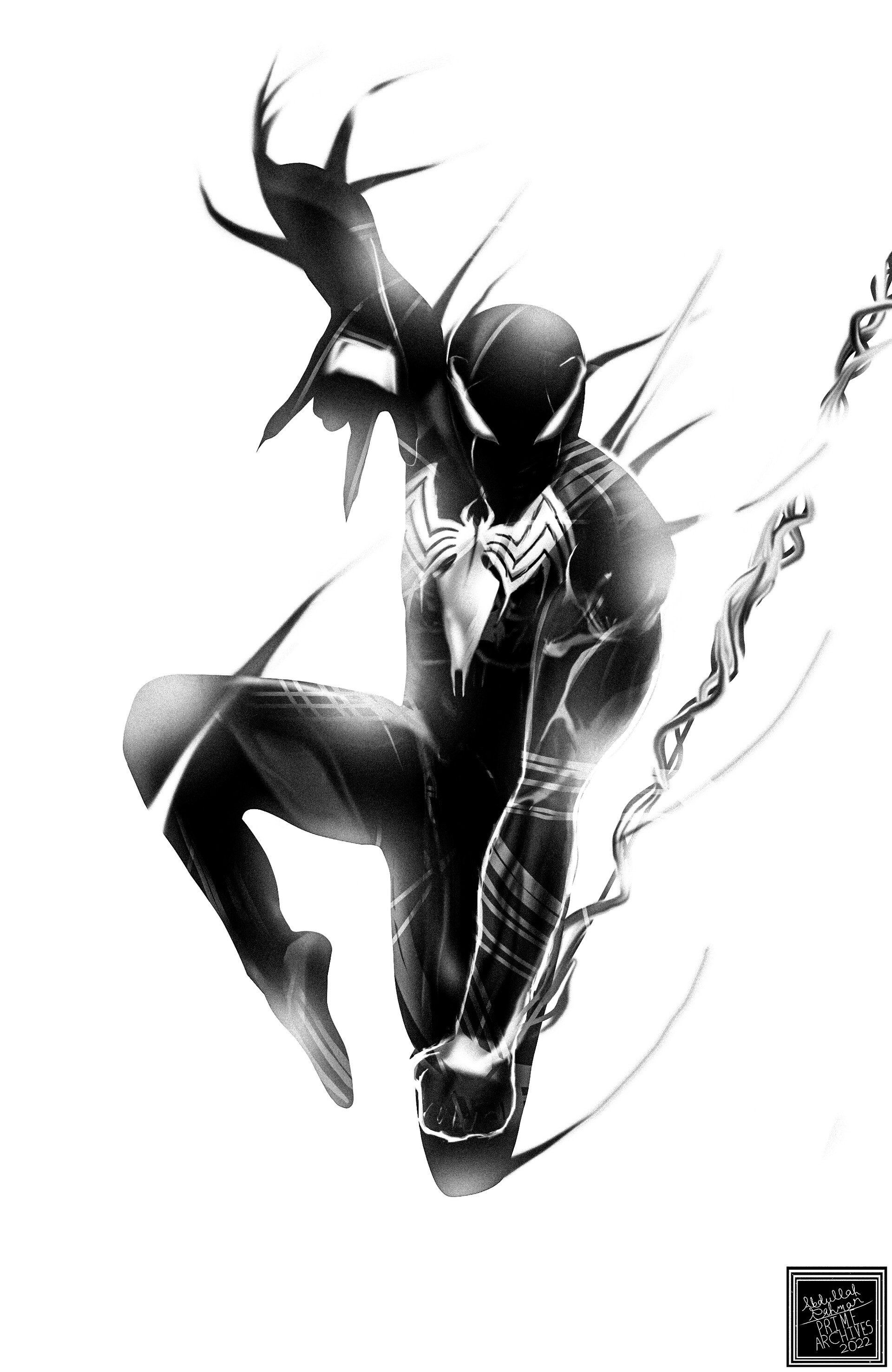 ArtStation - Symbiote (Black Suit) Spider-Man