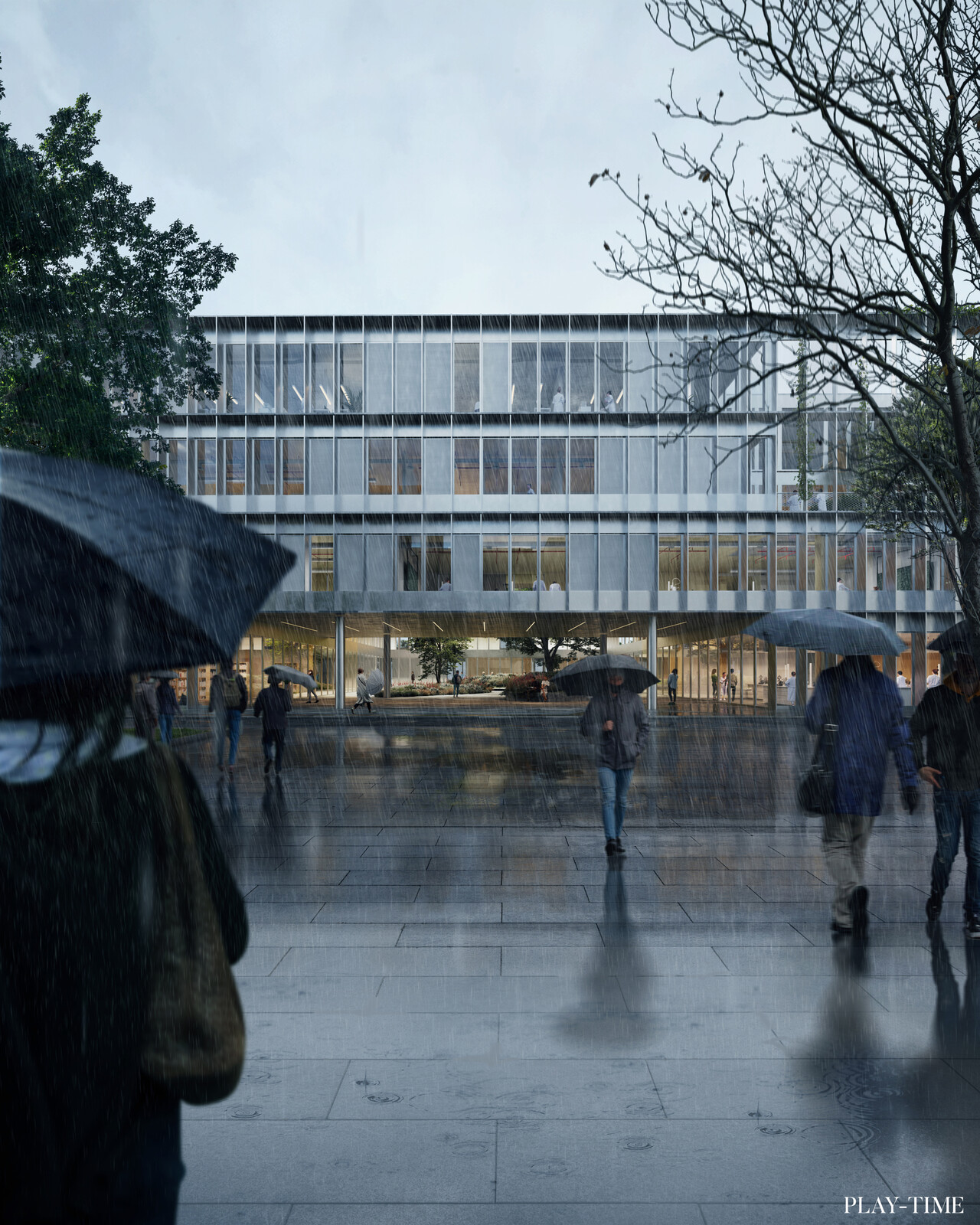 New research laboratory in Bonn designed by Burckhardt Partner AG. Image by PLAY-TIME Barcelona.