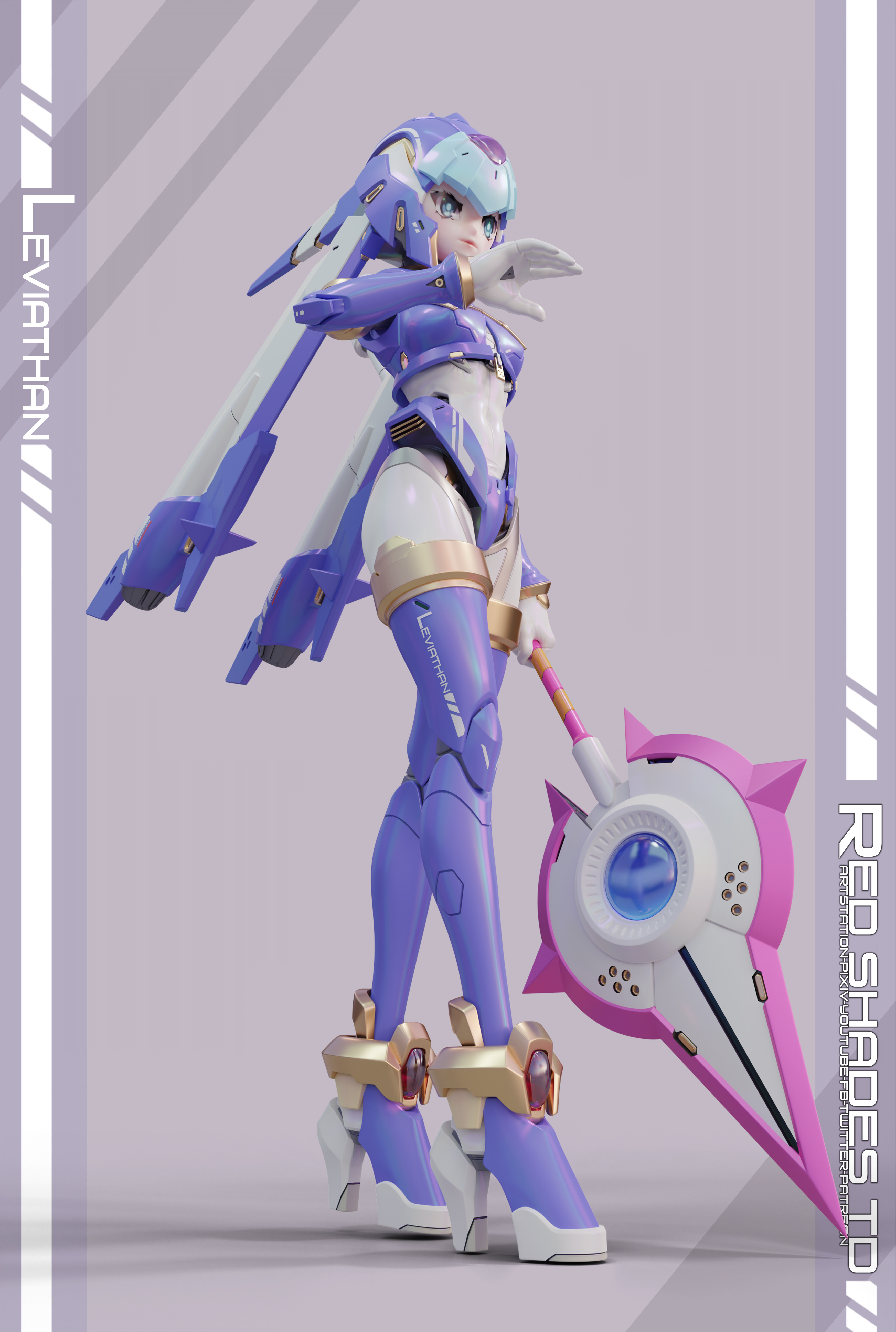【2024春夏新色】 ArtStation - Commission Figure Megaman - Leviathan ギター