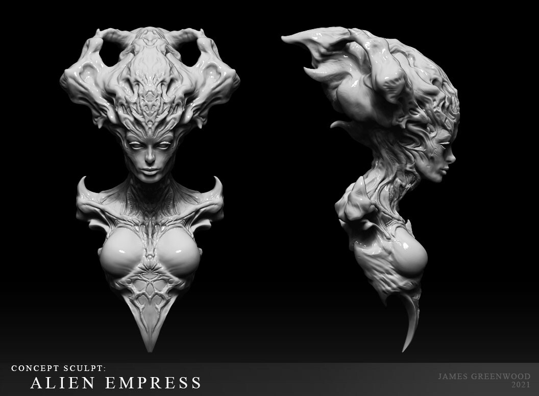 ArtStation - Alien Empress