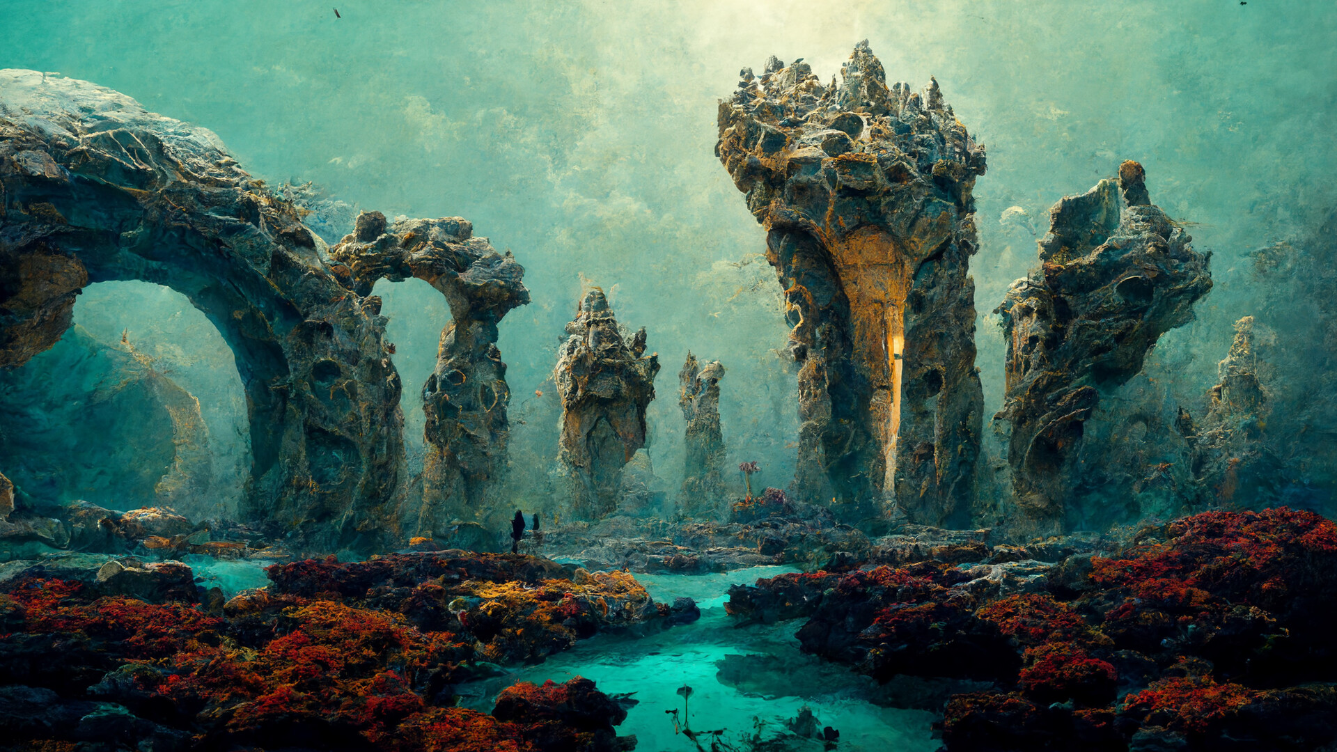 Artstation lost civilization underwater 2