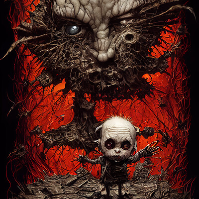 Dark philosophy darkphilosophy chibi jigsaw by aeron alfrey bernie wrightson to a3472cf8 47b0 4265 b922 e31a5c125063