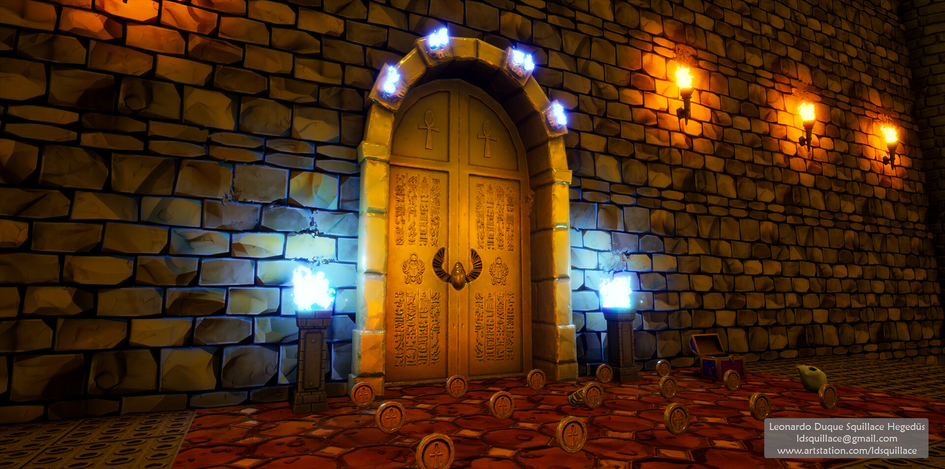 ArtStation Roo and the legend of the magical statues Game screenshots