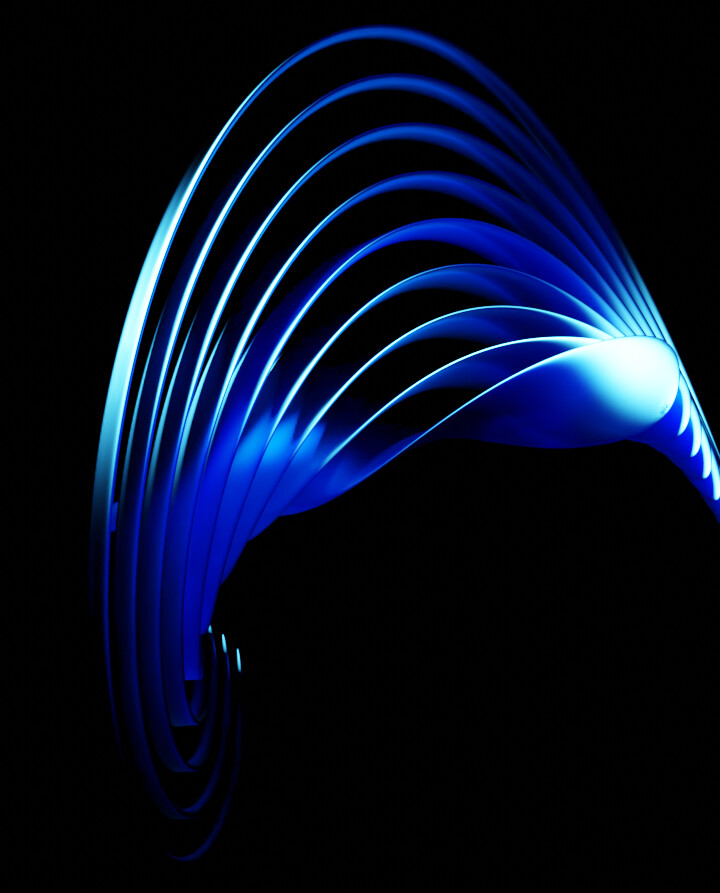 it's not really a spiral in blue