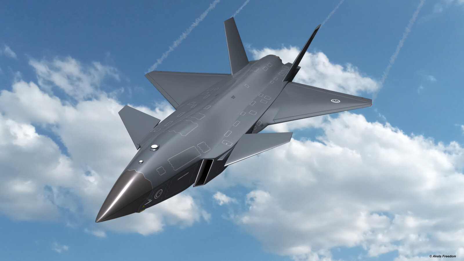 Bayraktar Kizilelma

Link for 3D model:
https://www.cgtrader.com/3d-models/aircraft/military-aircraft/bayraktar-kizilelma