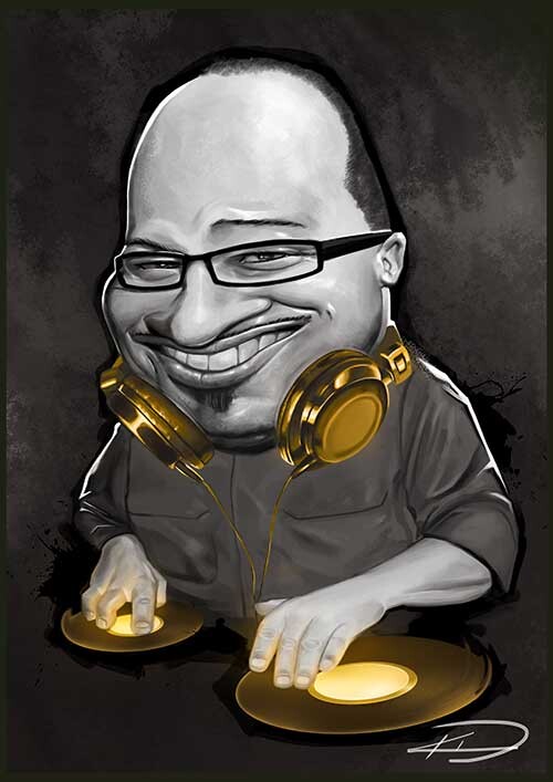 ArtStation - Caricature DJ Don Migi