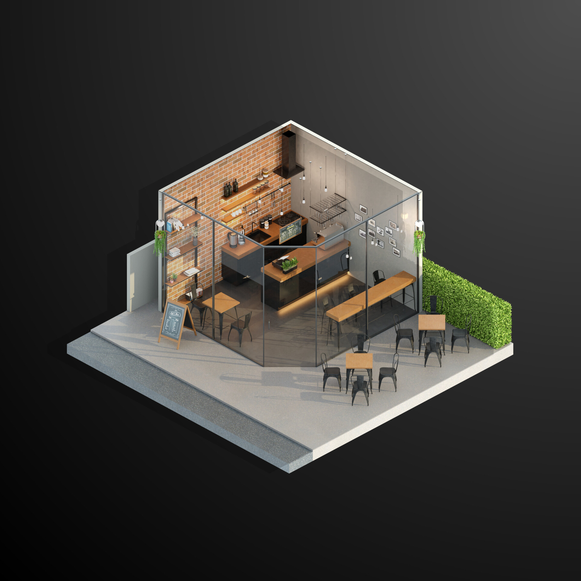 ArtStation - Mini Cafe