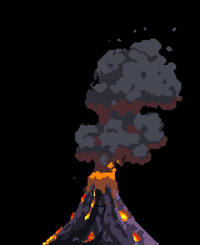 ArtStation - Volcano Animation