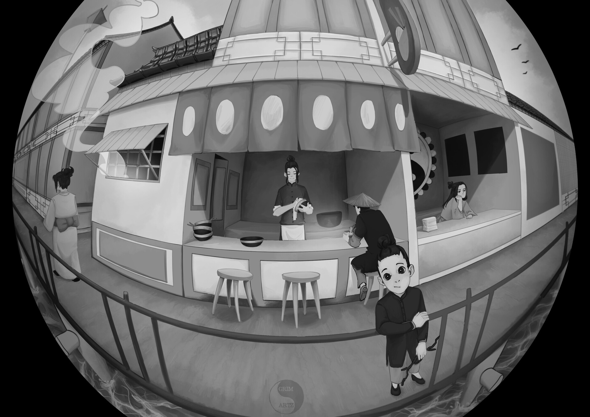 ArtStation 5-POINT/FISH-EYE PRACTICE!