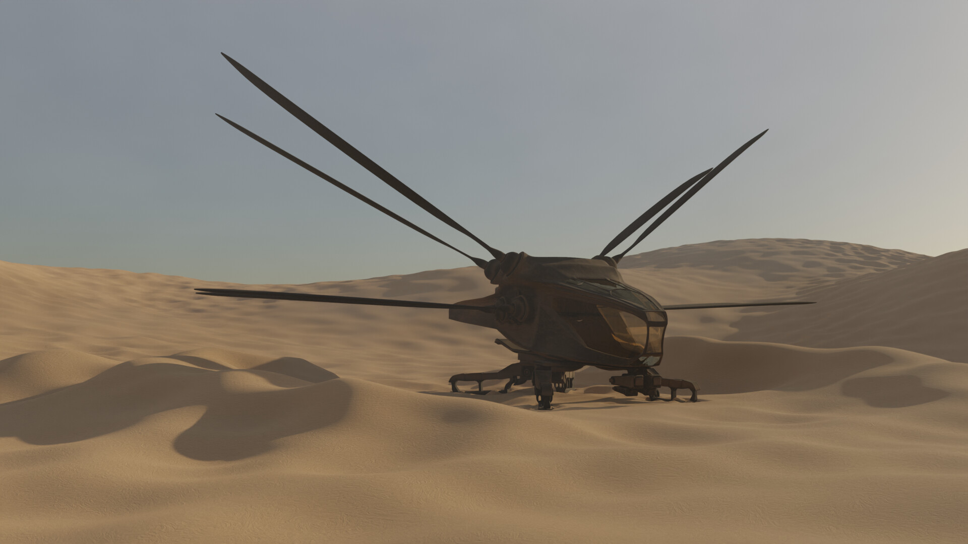 ArtStation Ornithopter House of Atreides DUNE