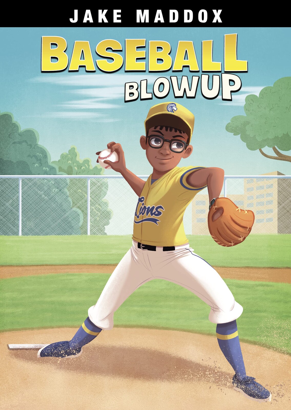 Baseball Blowup (Jake Maddox Sports Stories)
Author:  Jake Maddox
Illustrator: Eva Morales
Publisher: ©Capstone (2023)
Languaje: English
ISBN: 978-1669007234