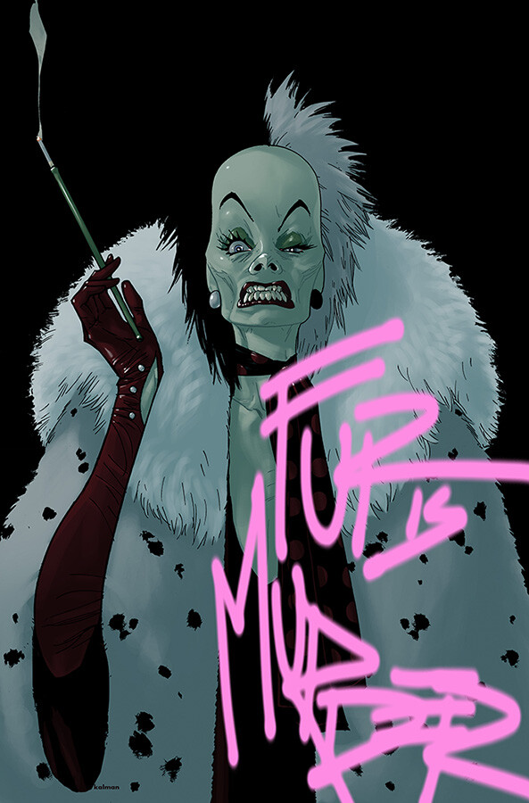 Cruella De Vil in color variant