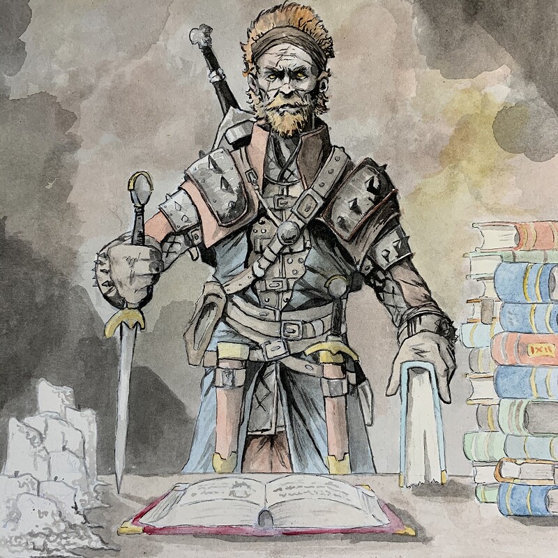 Roger of the Kestrels - witcher character