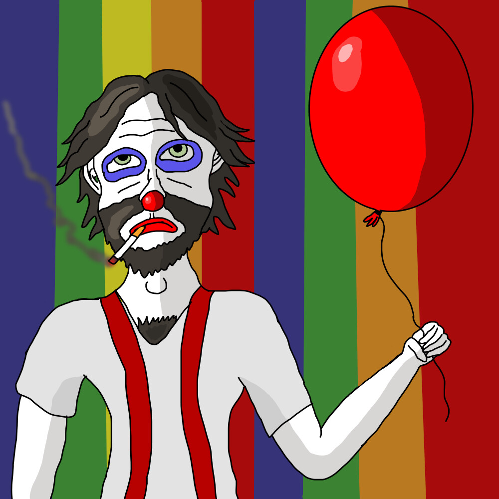 ArtStation Depressed Clown