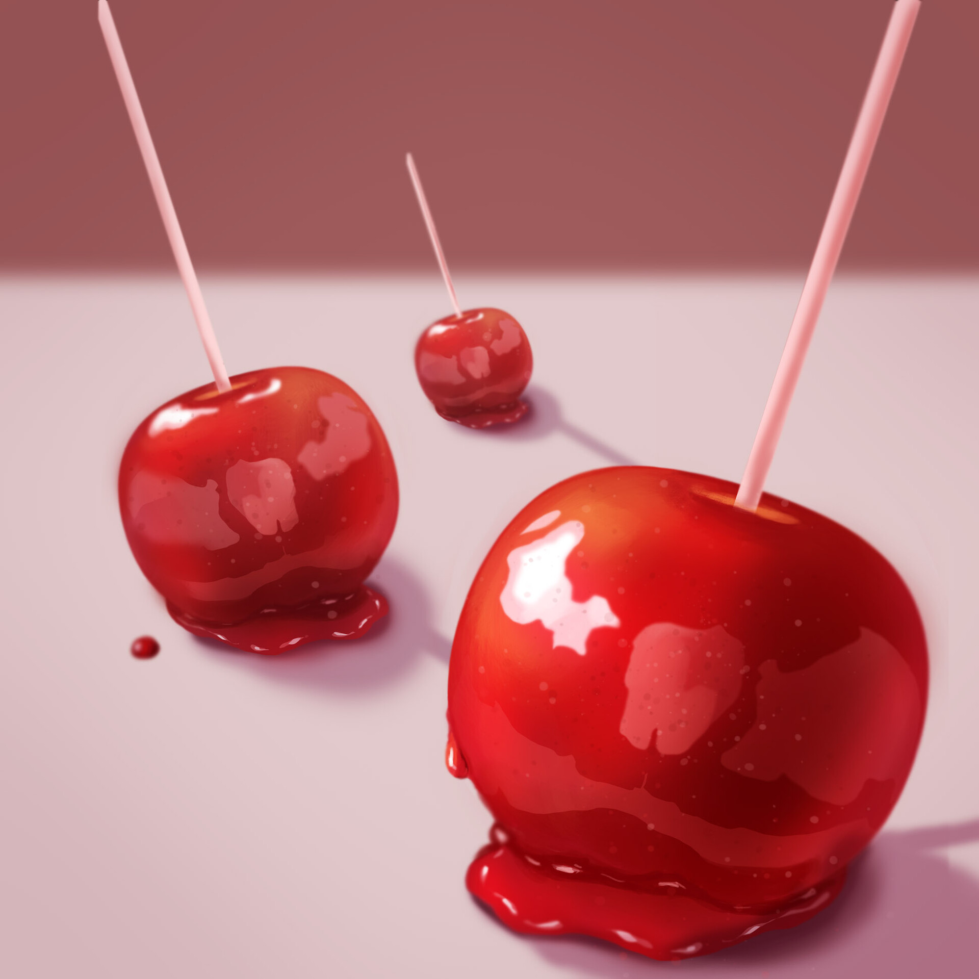 ArtStation Caramelized apple