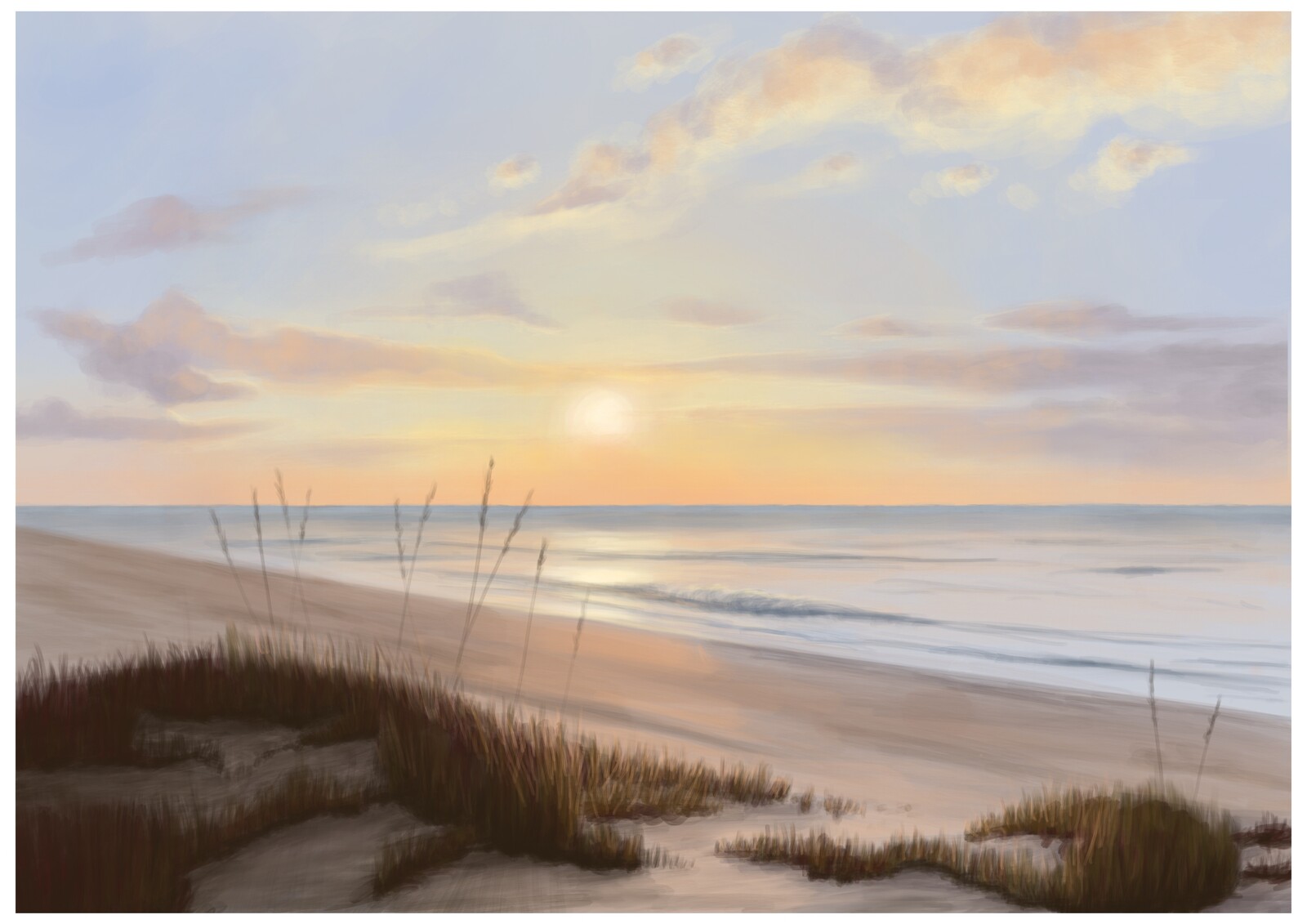 foliage on the beach