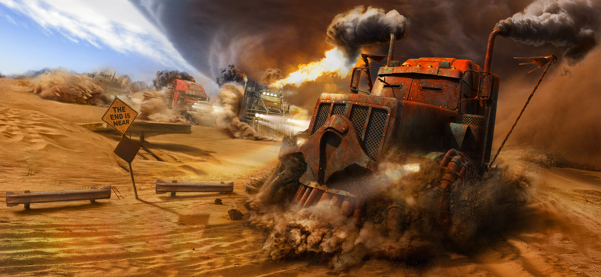 ArtStation - Art for Big Rig Racing game.