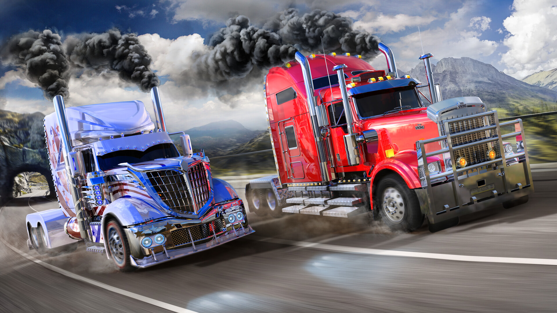 ArtStation Art for Big Rig Racing game.