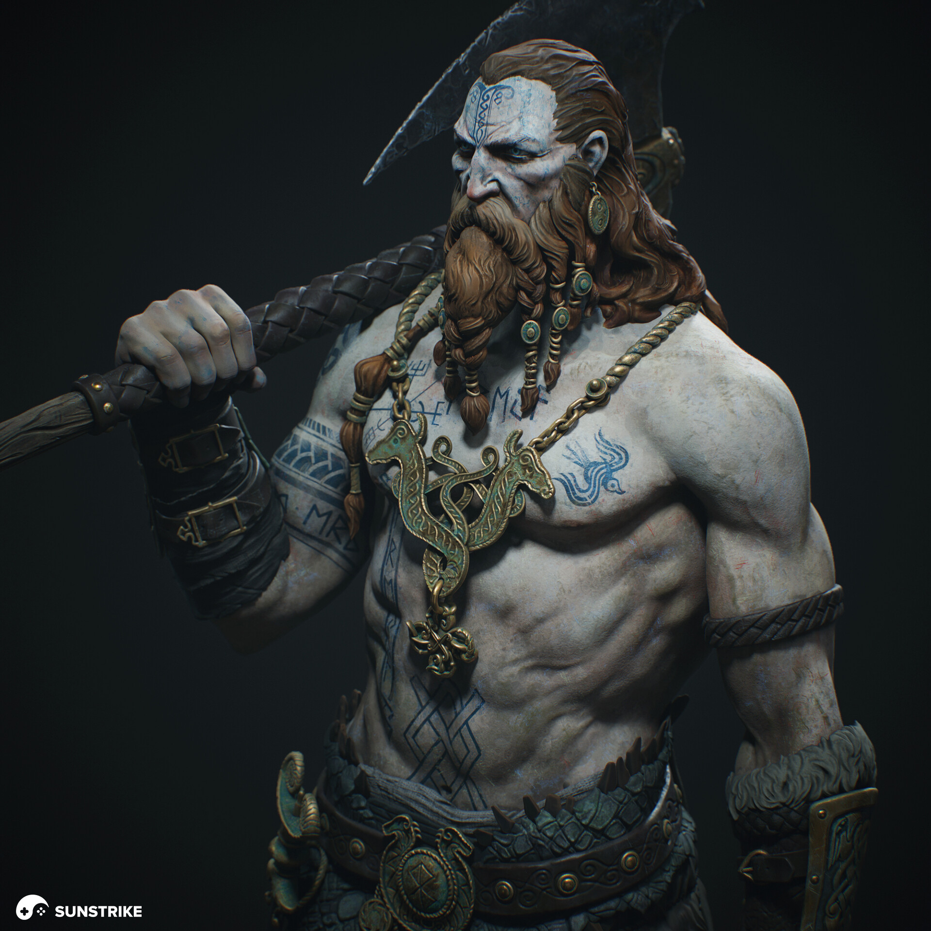 ArtStation - Celtic Warrior Chieftain