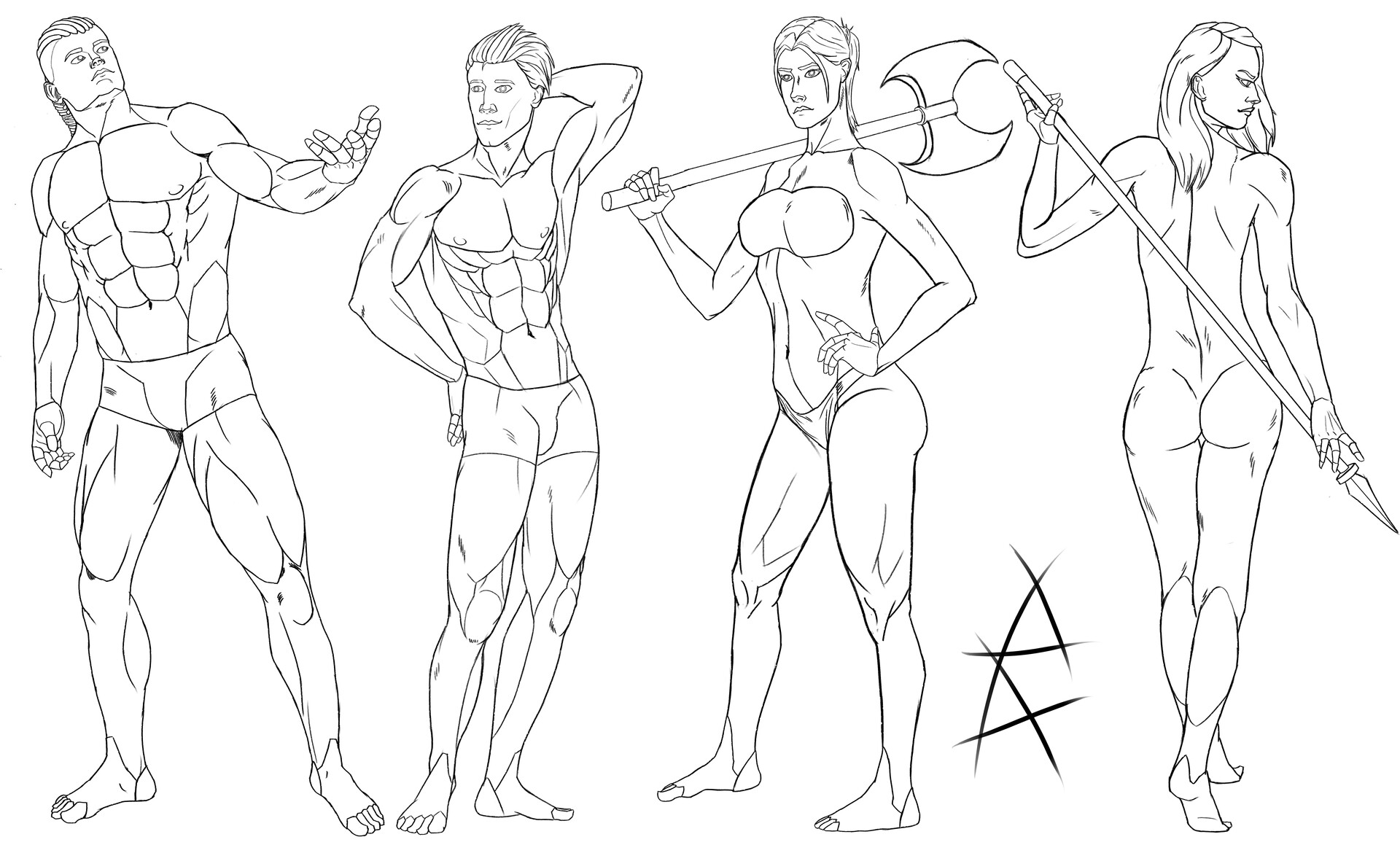 Asrion Az - Daily Figure Drawing Practice - Day 3 Practiced drawing more  complicated gestures. What do you think? | Facebook