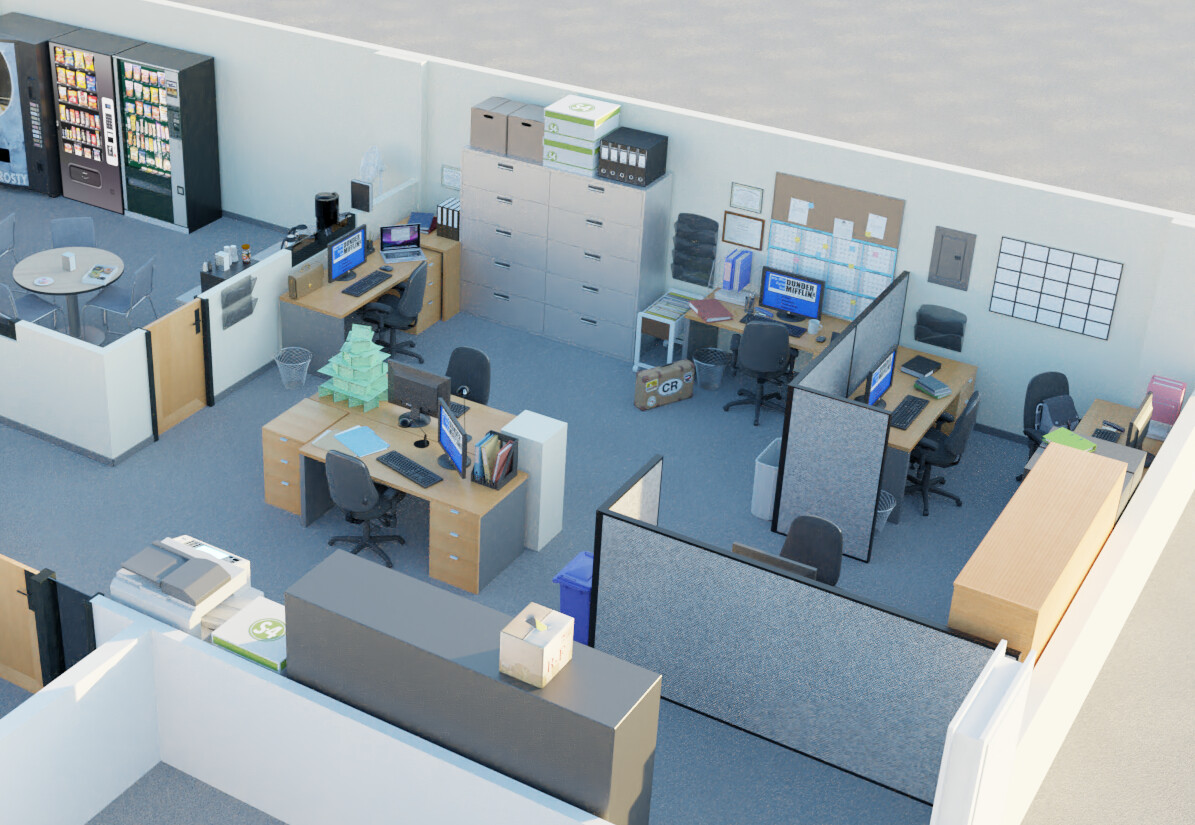 ArtStation The Office (Annex Concept)