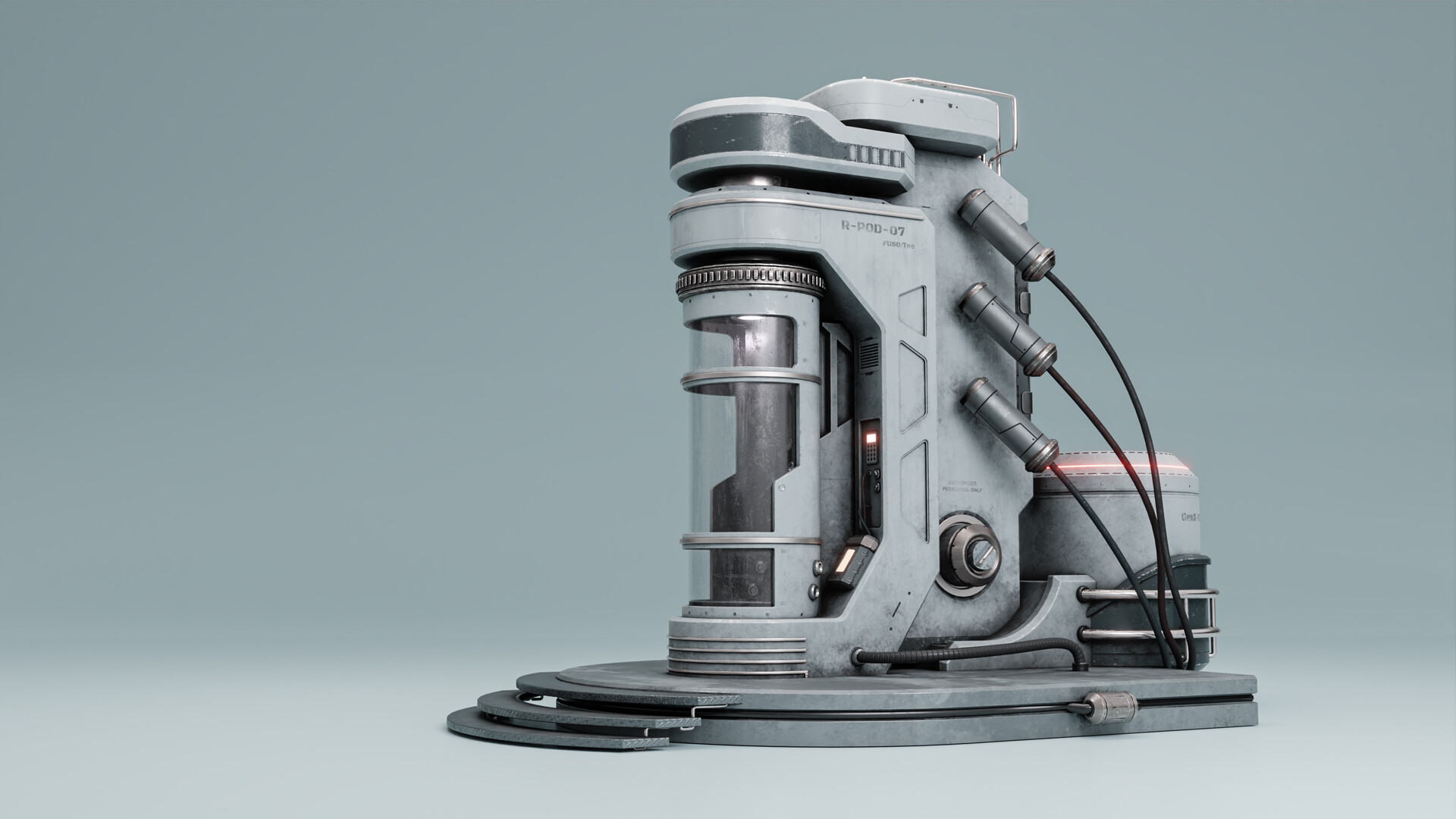 ArtStation Sci Fi Healing Chamber Concept Game Asset ArtStation Sci Fi Healing Chamber Concept Game Asset