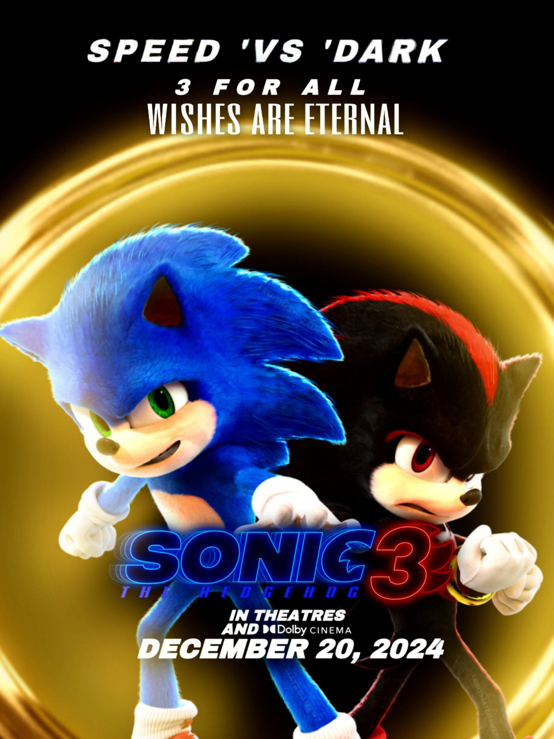 ArtStation - Sonic Movie 3 Teaser Concept Poster (Wishes Are Eternals)