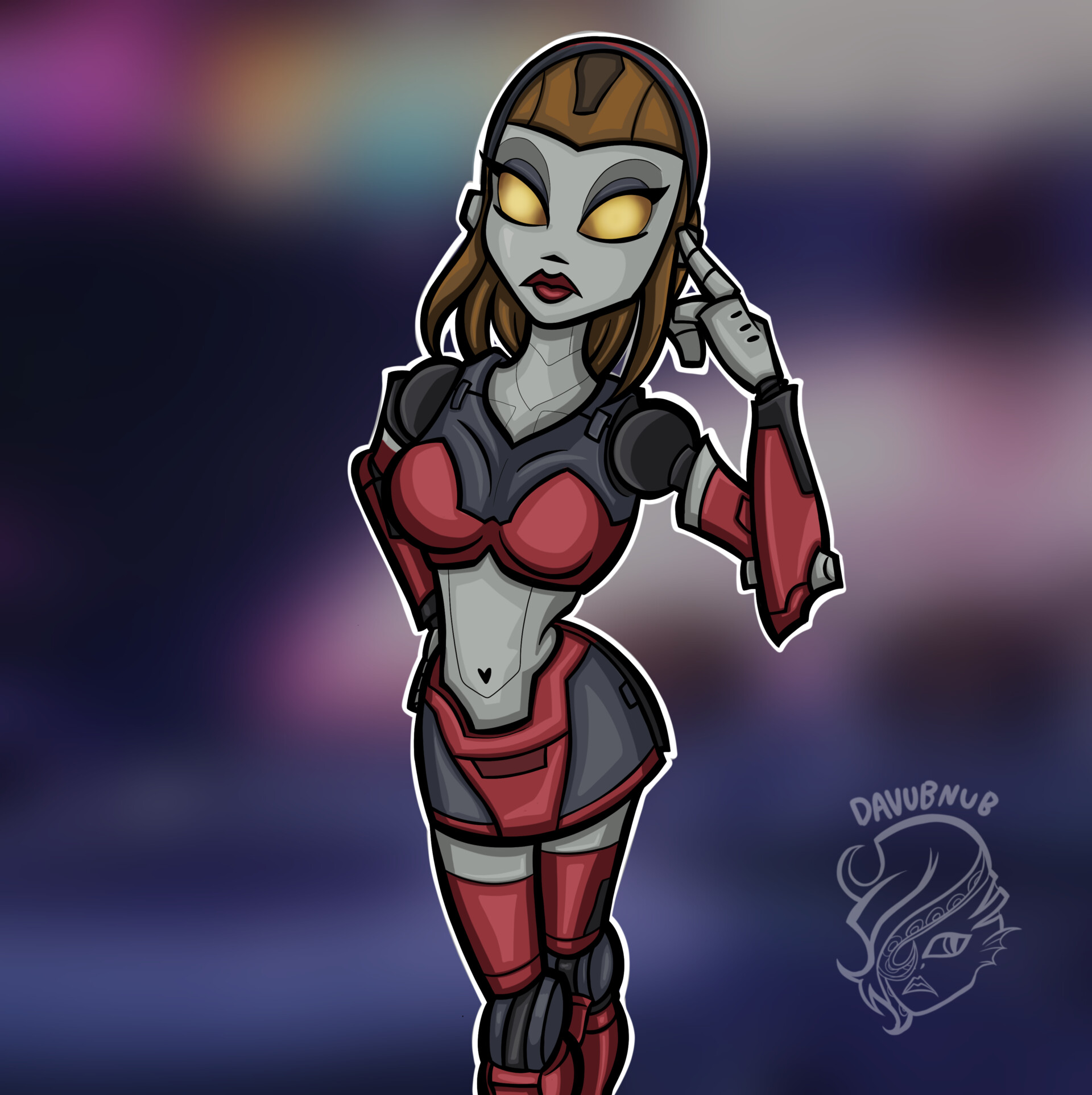 ArtStation Courtney Gears Ratchet and Clank Fanart