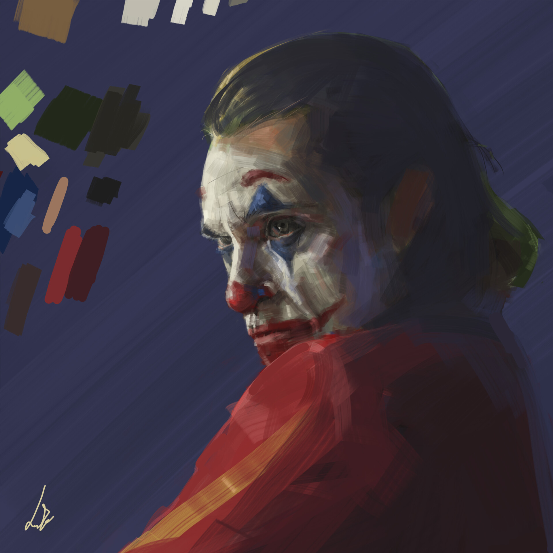ArtStation - Joker - Joaquin Phoenix Concept Painting