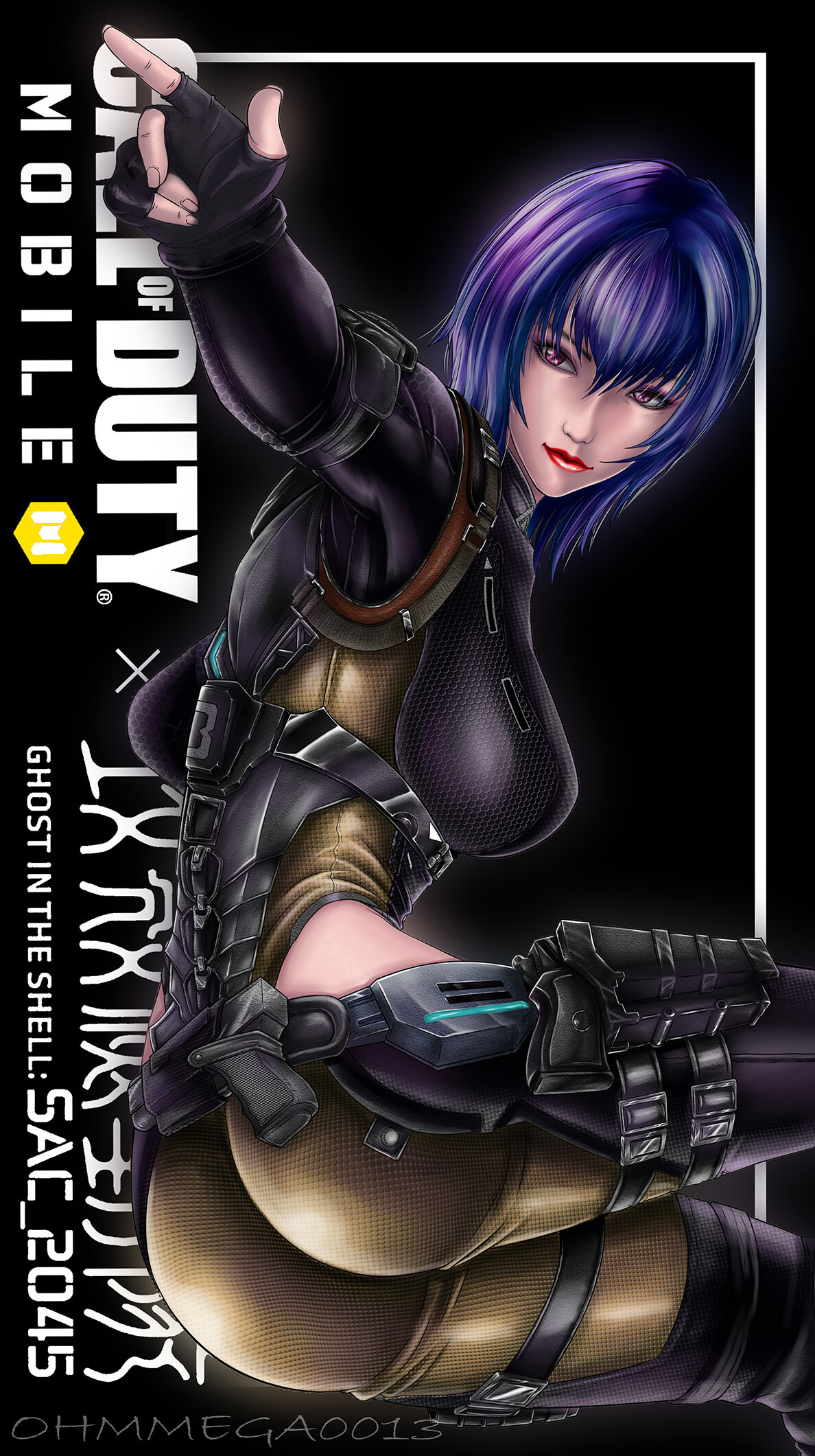 Motoko - Ghost in the Shell (Call of Duty Mobile-fan art) by ohmmega0013 image