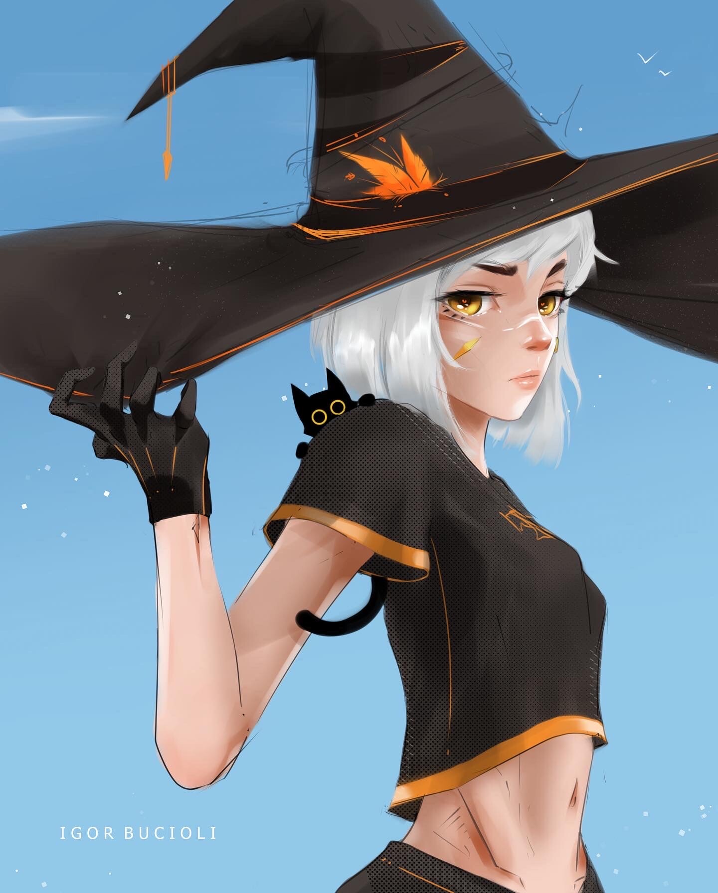 ArtStation - Jovem bruxa surda