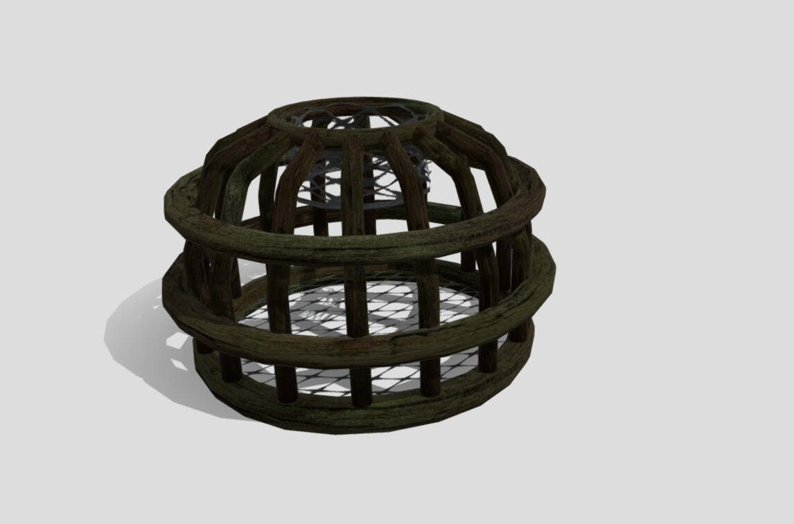 ArtStation Old crab trap