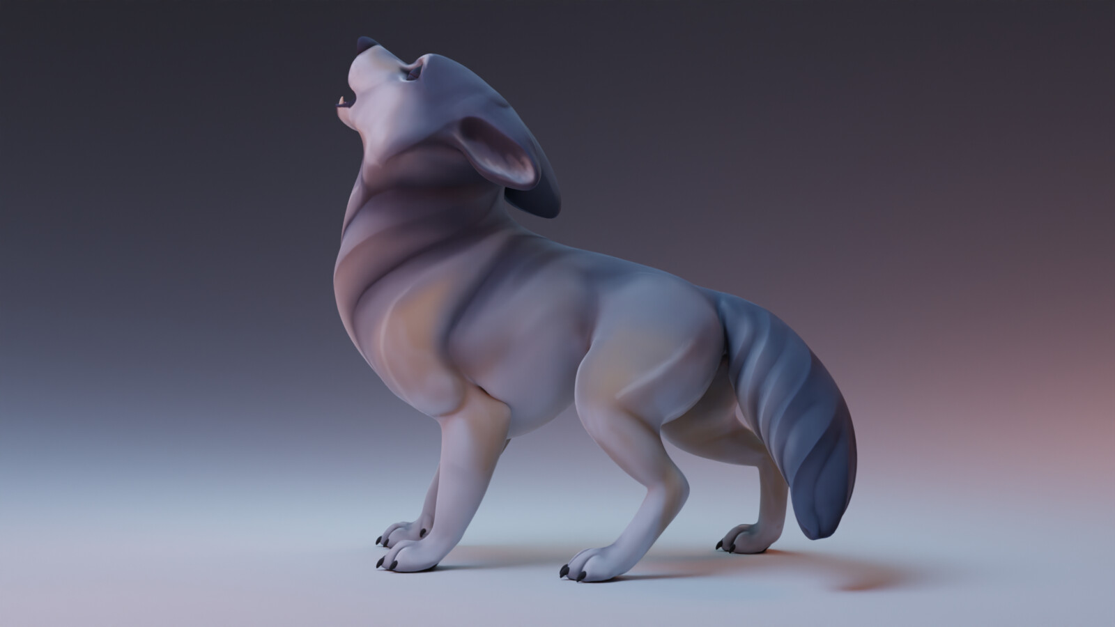 Stylised Wolf