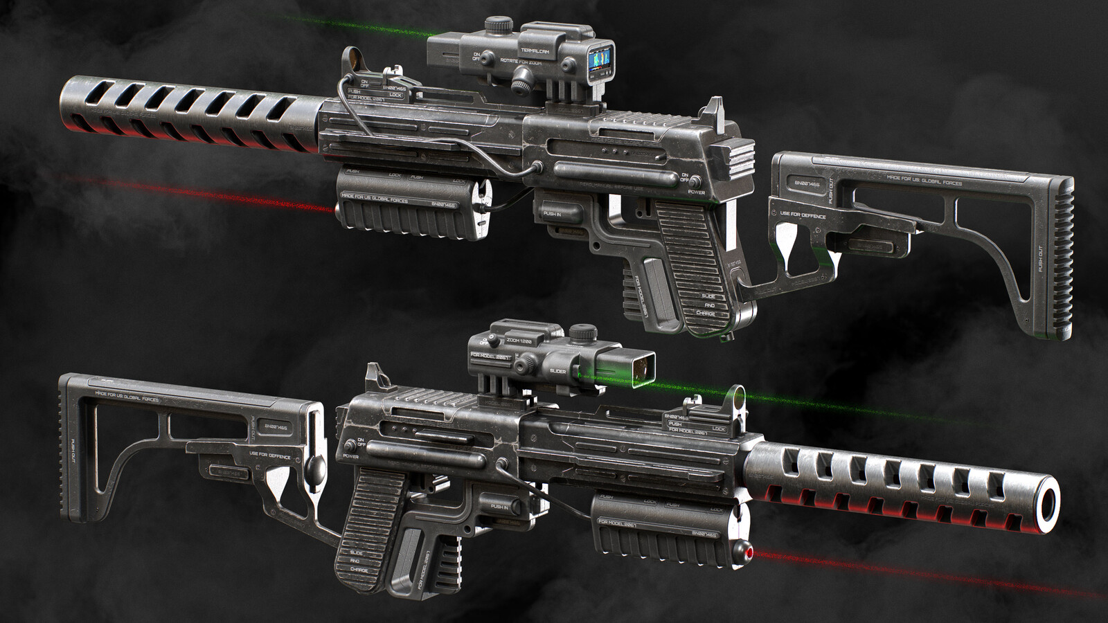 Sci-Fi Pistol Concept